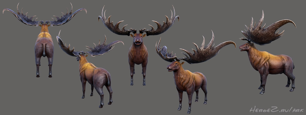 Гигантский олень (Megaloceros)
